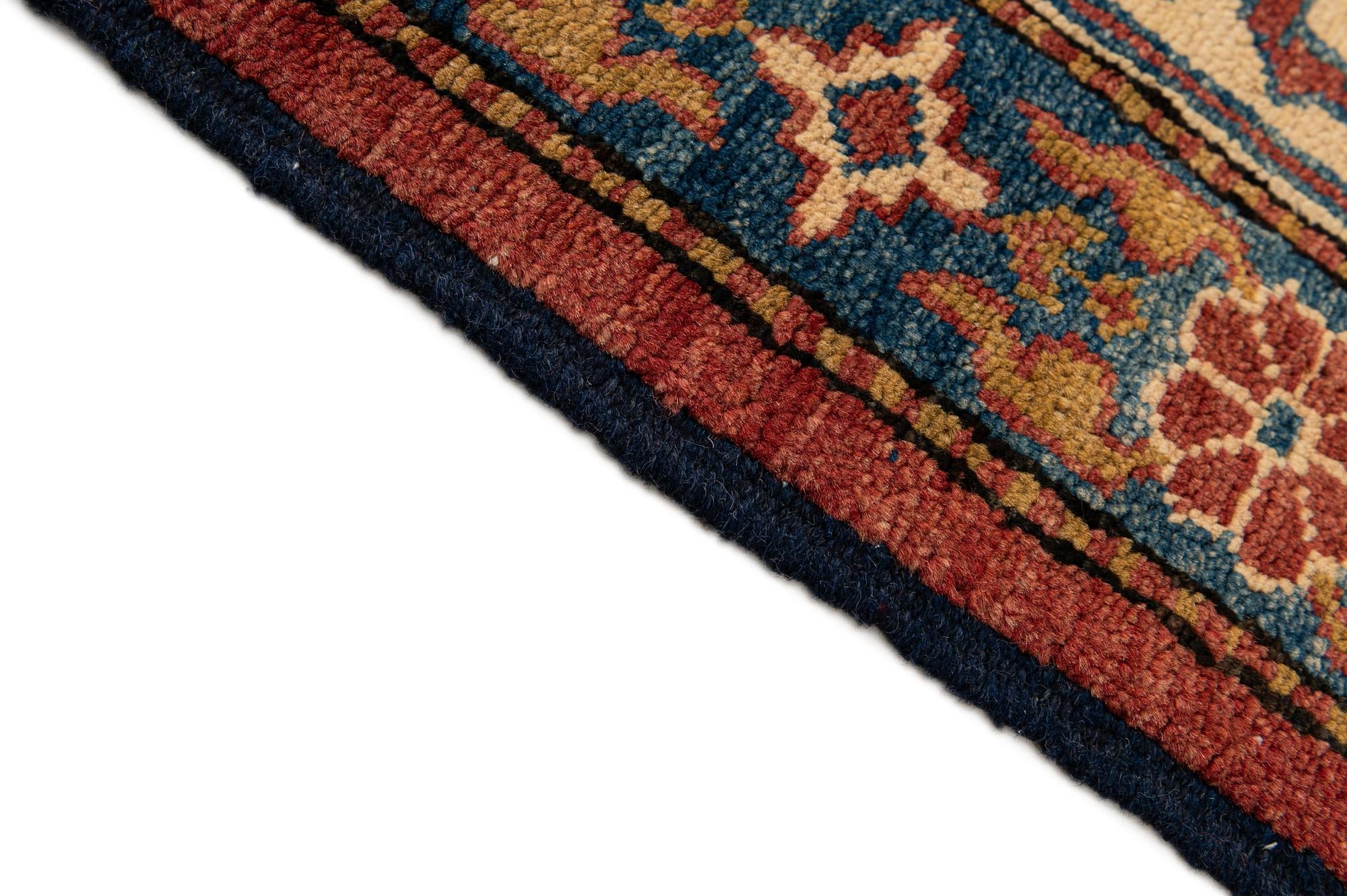 7' x 10' 7 Hand Knotted Kazak Wool Rug
