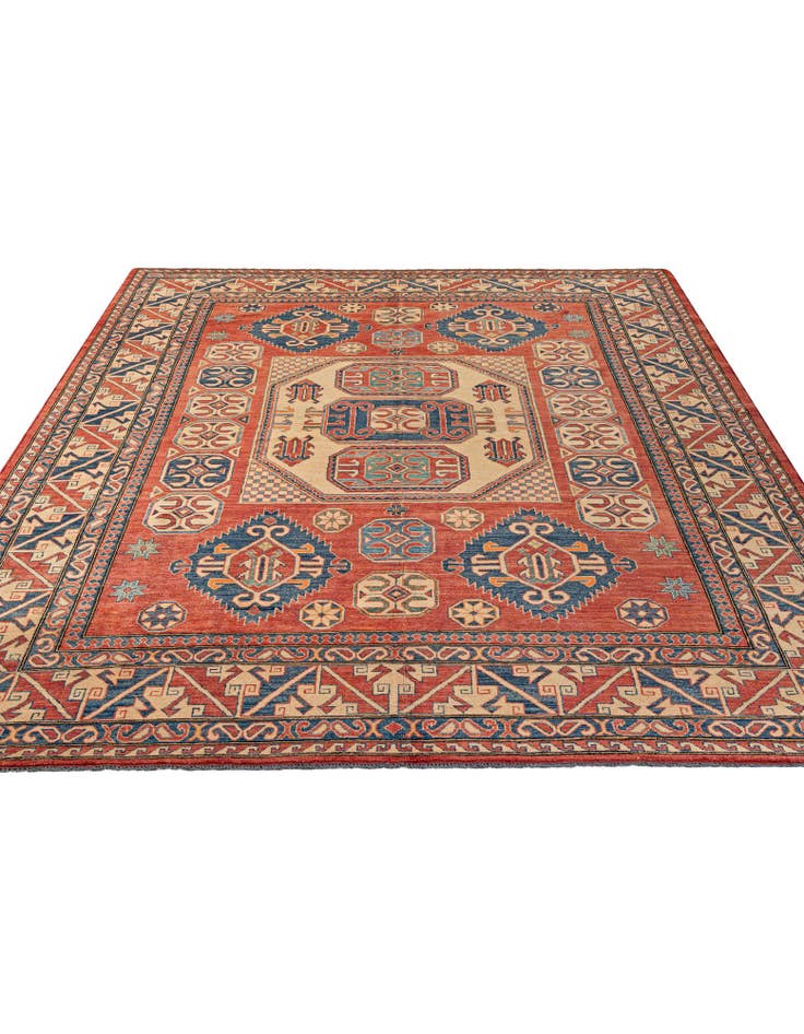 Detail image of 8' 11 x 12' 2 Hand Knotted Kazak Wool Rug