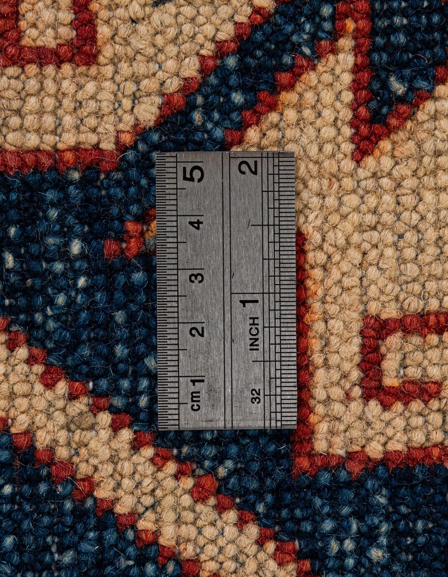 8' 11 x 12' 2 Hand Knotted Kazak Wool Rug