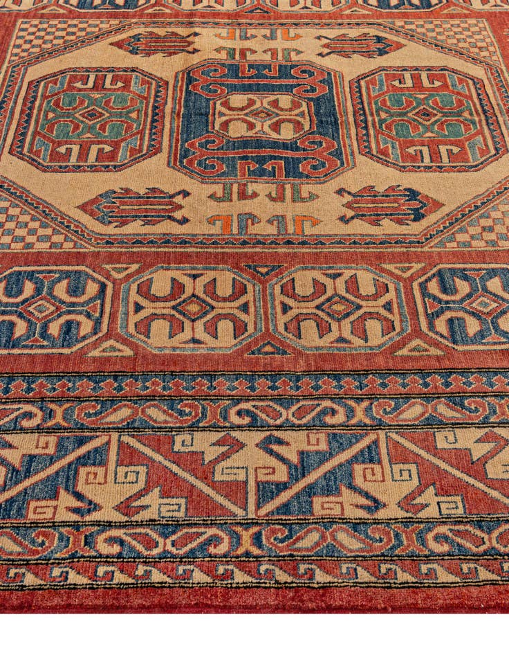 Detail image of 8' 11 x 12' 2 Hand Knotted Kazak Wool Rug