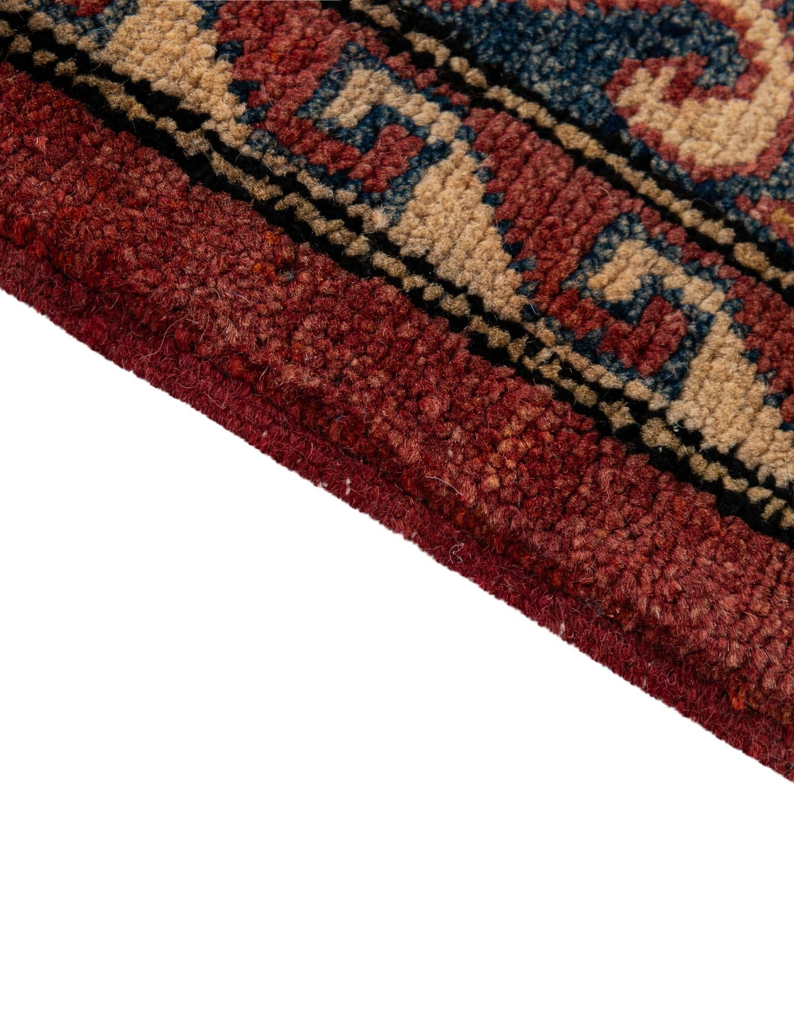 8' 11 x 12' 2 Hand Knotted Kazak Wool Rug
