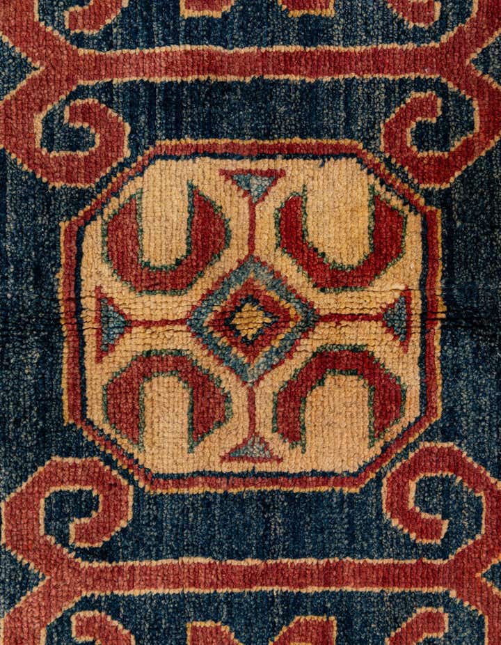 8' 11 x 12' 2 Hand Knotted Kazak Wool Rug