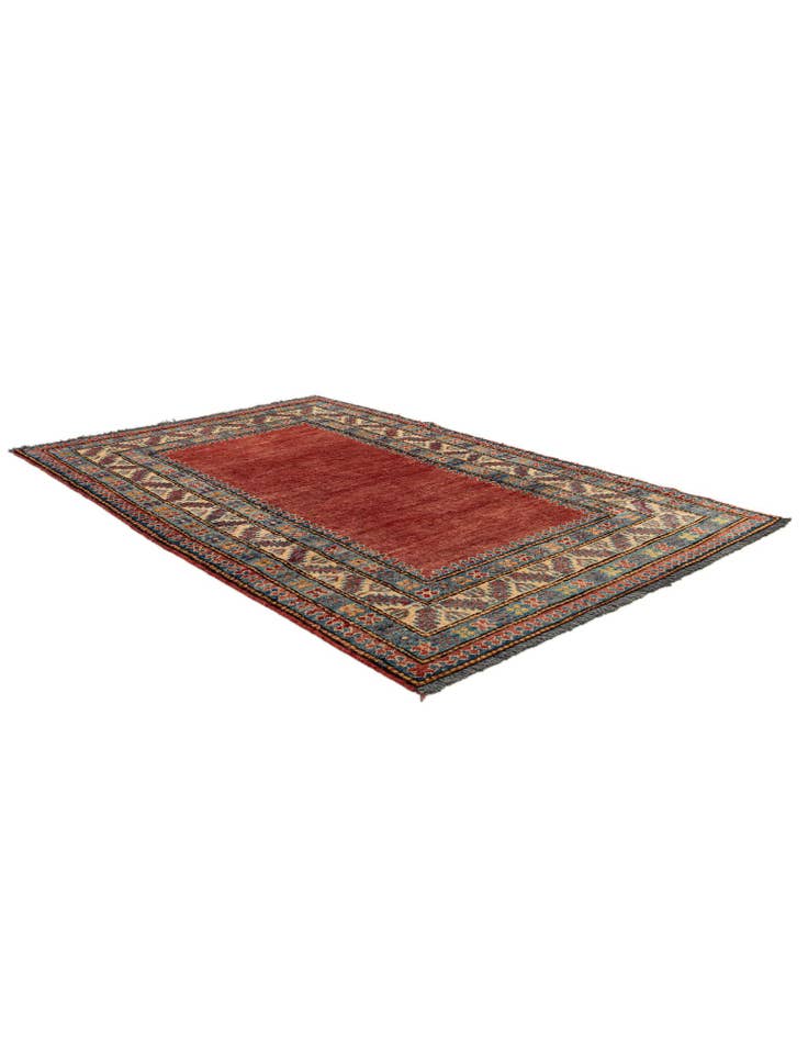 Detail image of 3' 8 x 5' 9 Hand Knotted Kazak Wool Rug