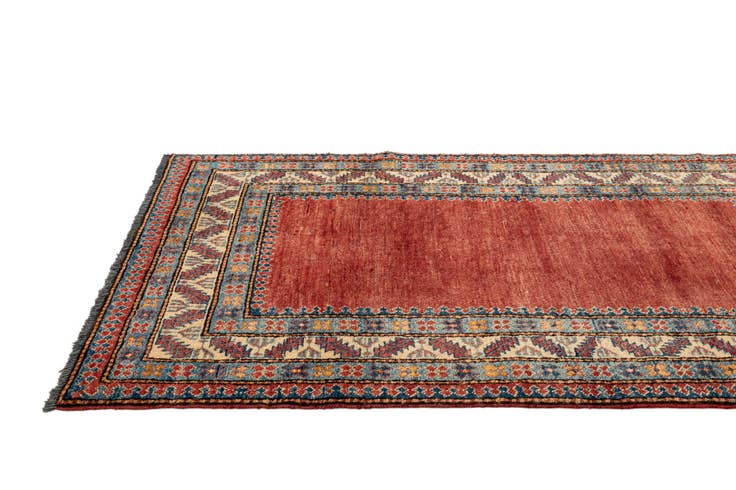 Detail image of 3' 8 x 5' 9 Hand Knotted Kazak Wool Rug