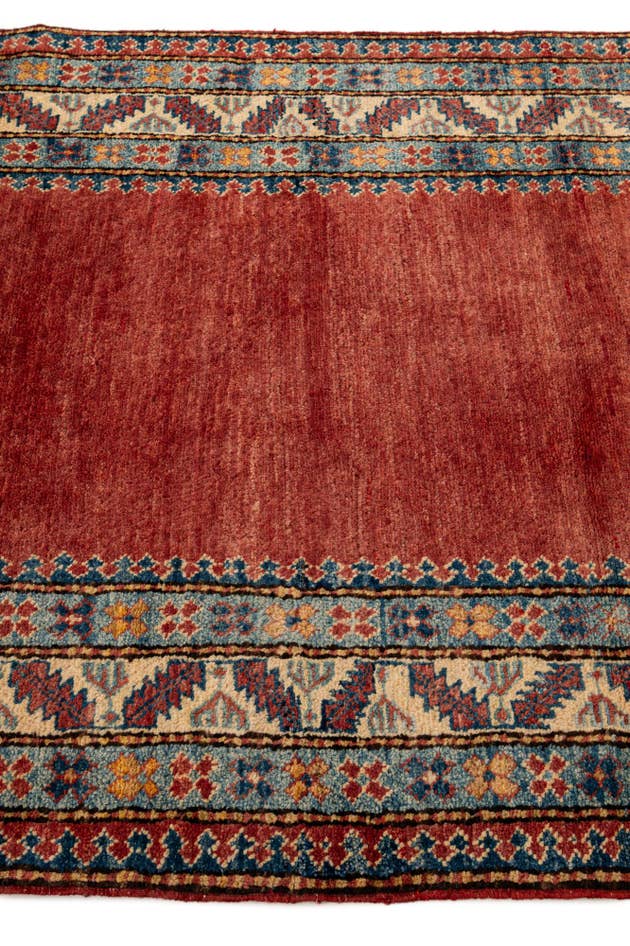 Detail image of 3' 8 x 5' 9 Hand Knotted Kazak Wool Rug