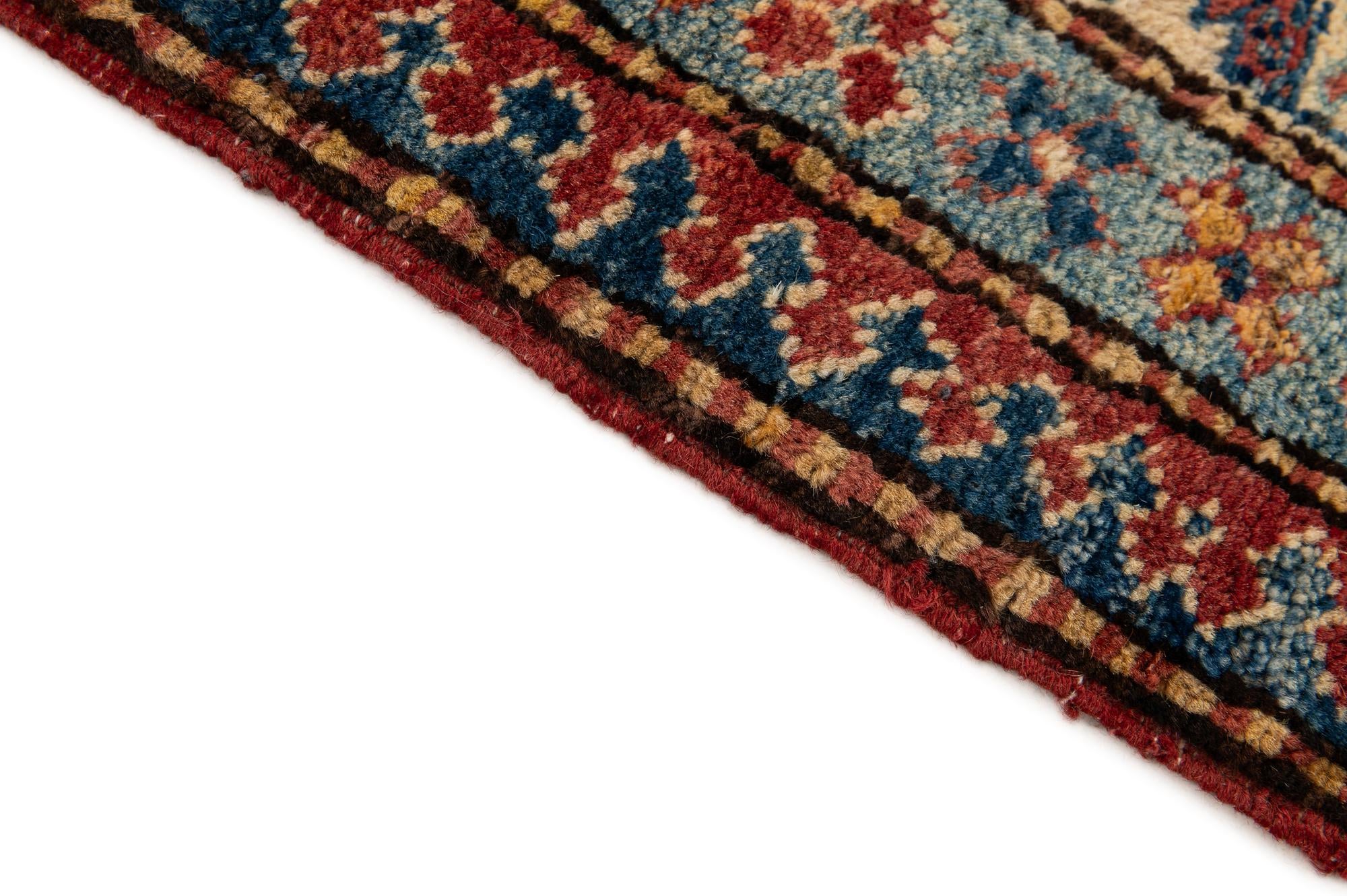 3' 8 x 5' 9 Hand Knotted Kazak Wool Rug