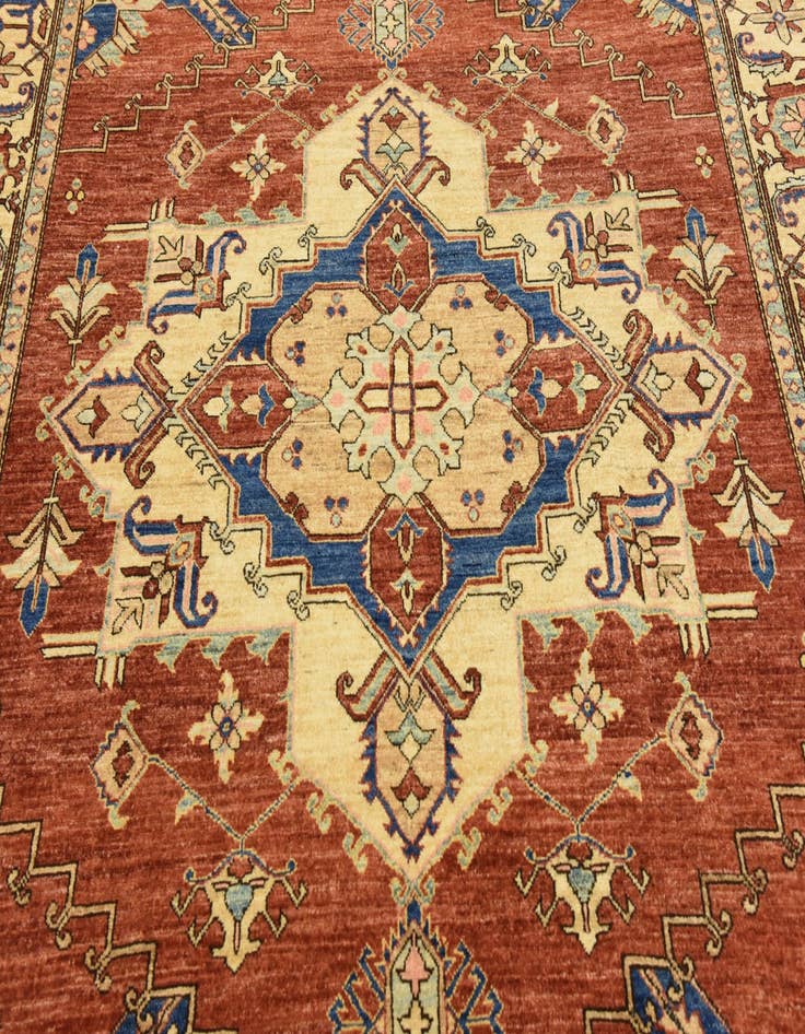 Detail image of 6' x 8' Hand Knotted Kazak Oriental Rug