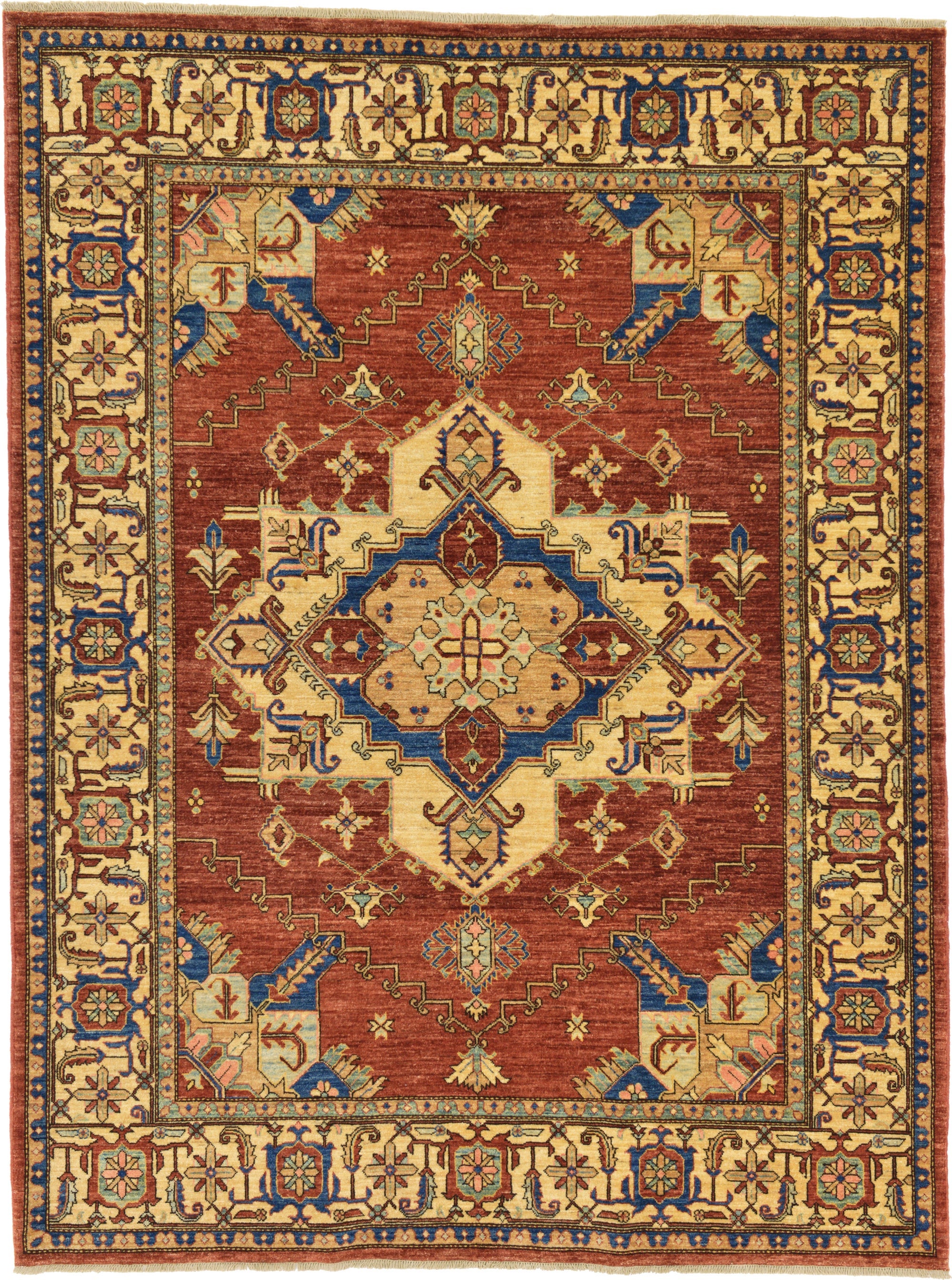 6' x 8' Hand Knotted Kazak Oriental Rug