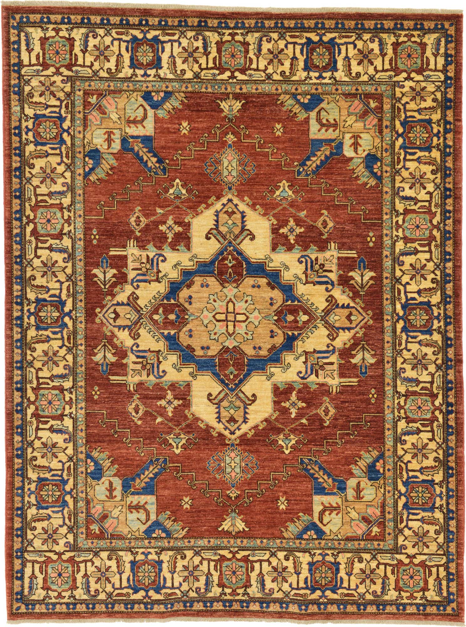 6' x 8' Hand Knotted Kazak Oriental Rug