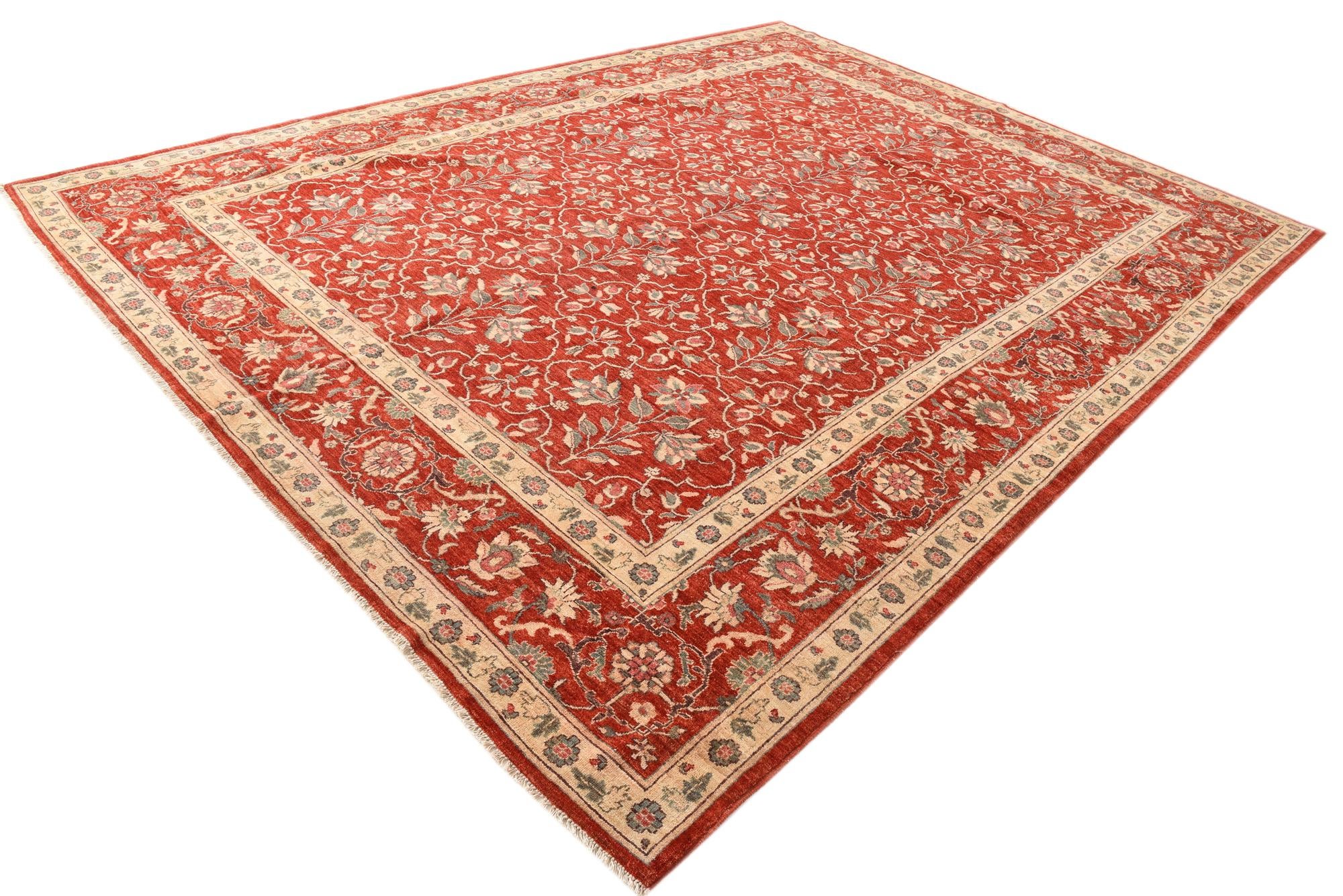 10' 2 x 13' 2 Hand Knotted Kazak Rug