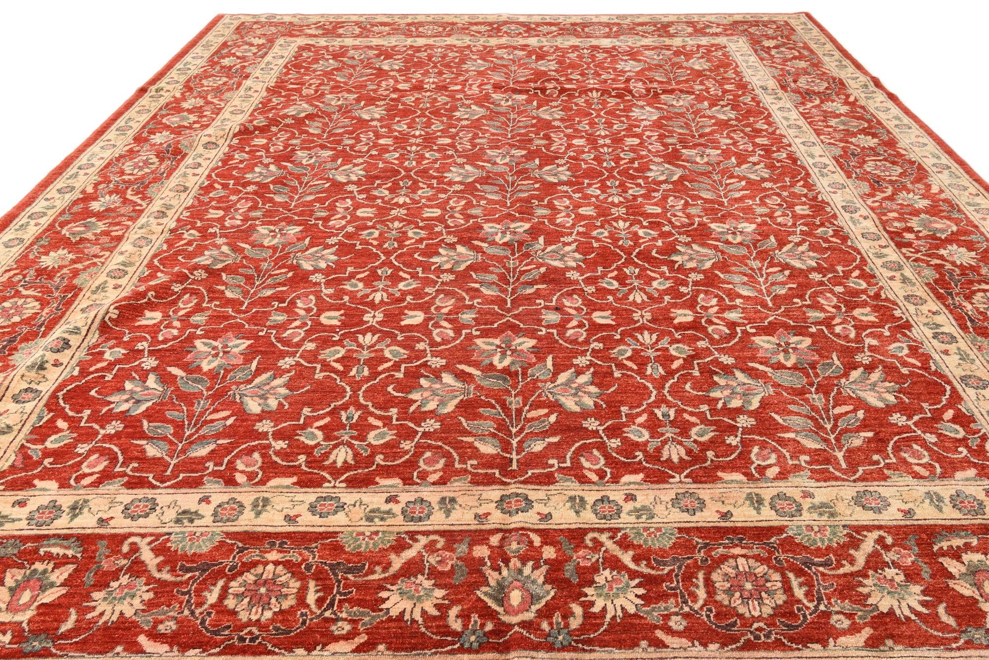 10' 2 x 13' 2 Hand Knotted Kazak Rug