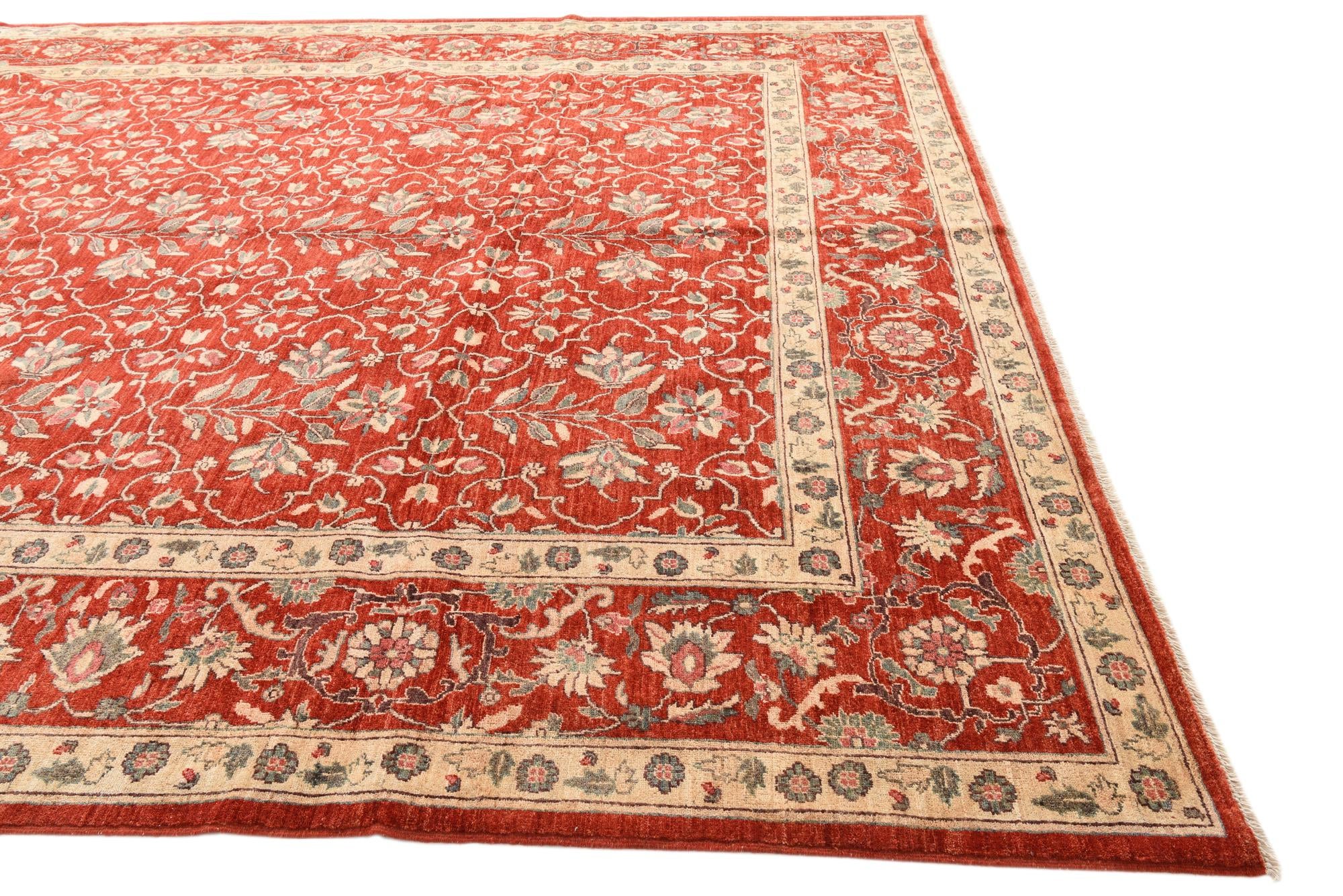 10' 2 x 13' 2 Hand Knotted Kazak Rug