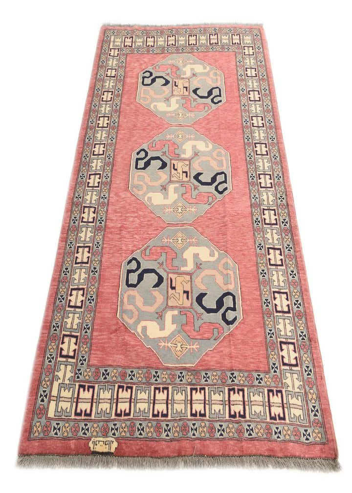 4' 4 x 5' 10 Hand Knotted Kazak Oriental Wool Rug