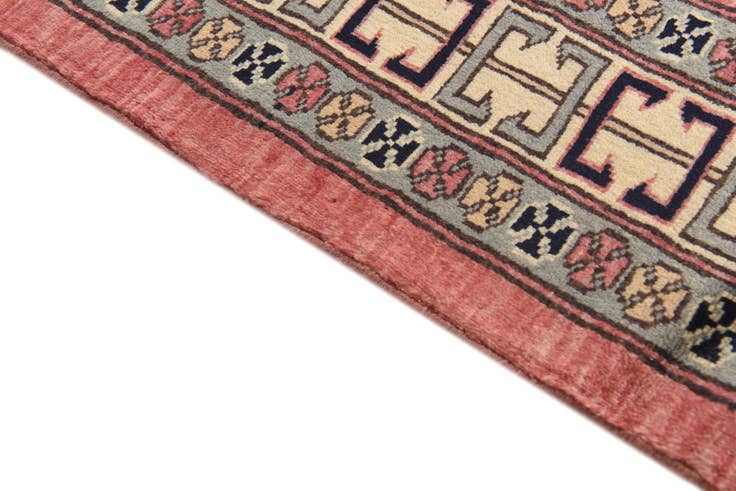 Detail image of 4' 4 x 5' 10 Hand Knotted Kazak Oriental Wool Rug