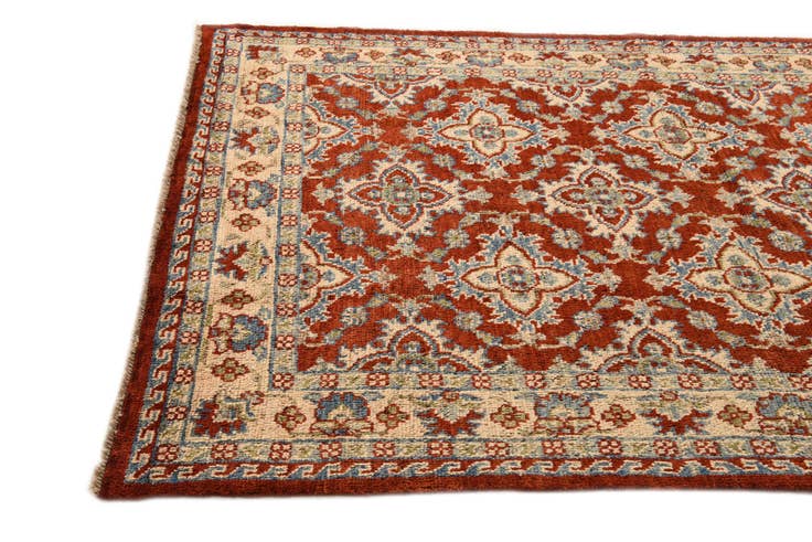 Detail image of 5' 2 x 6' 7 Hand Knotted Kazak Wool Rug