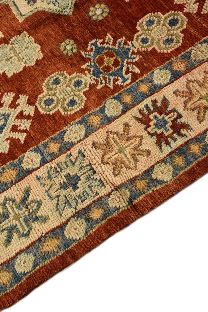 5' 8 x 7' 9 Hand Knotted Kazak Wool Rug