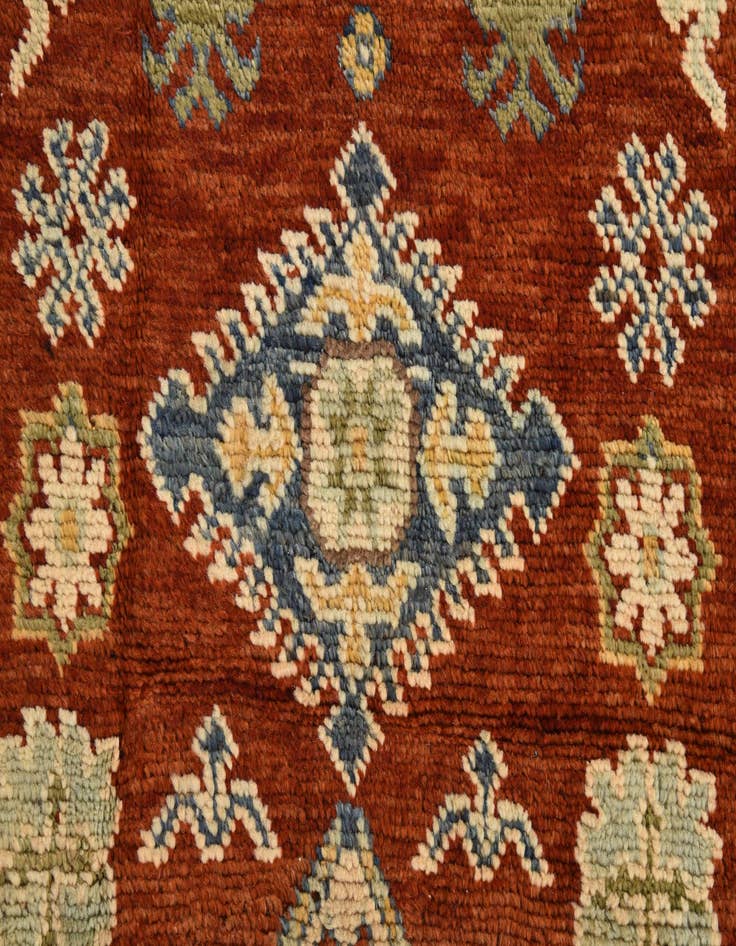 Detail image of 5' 8 x 7' 9  Hand Knotted Kazak Wool Rug