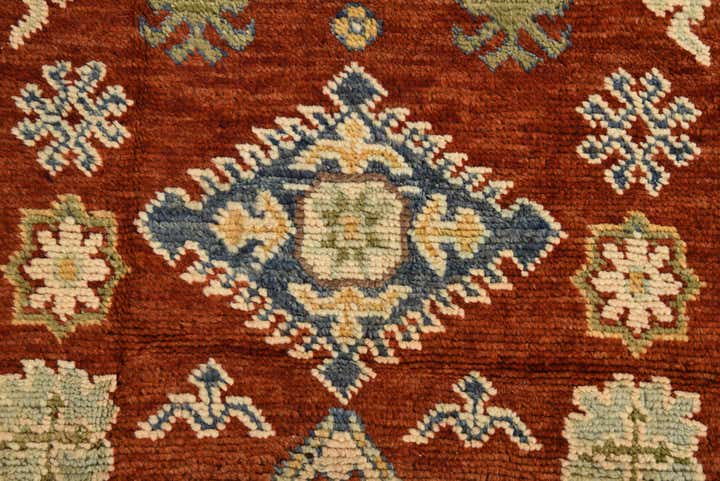 5' 8 x 7' 9 Hand Knotted Kazak Wool Rug