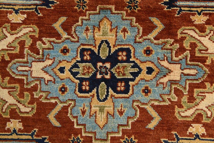 Detail image of 5' 6 x 7' 8 Hand Knotted Kazak Rug