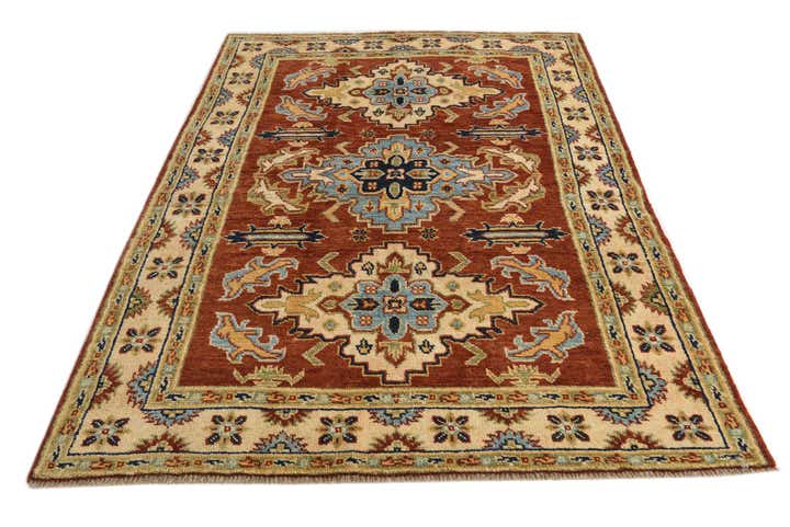 5' 8 x 7' 8 Hand Knotted Kazak Rug