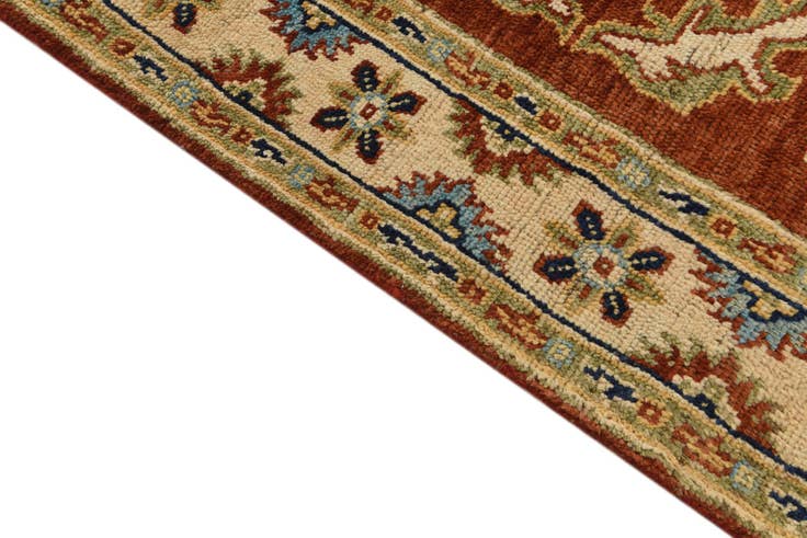 Detail image of 5' 8 x 7' 8 Hand Knotted Kazak Rug