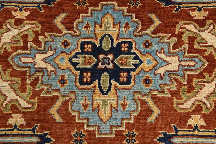 5' 8 x 7' 8 Hand Knotted Kazak Rug