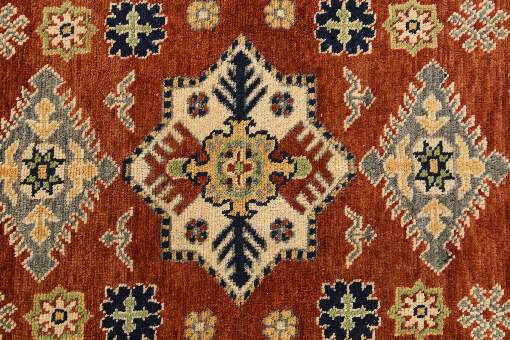 5' 8 x 7' 10 Hand Knotted Kazak Rug