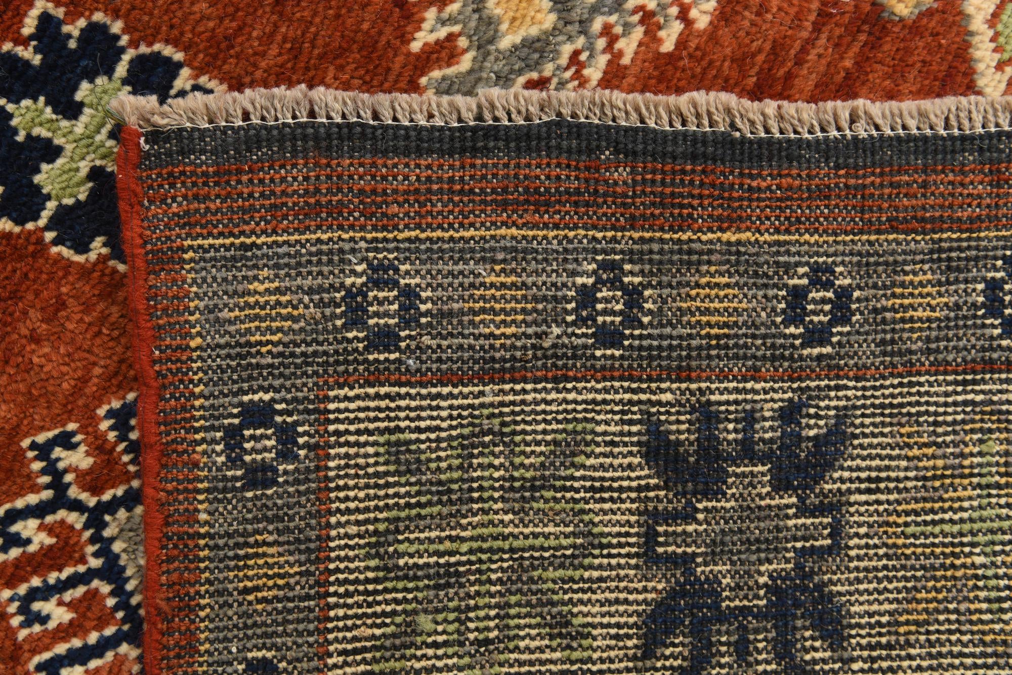 5' 8 x 7' 10 Hand Knotted Kazak Rug