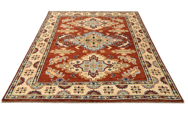 170cm x 220cm Handgeknüpft Kazak Wolle Teppich