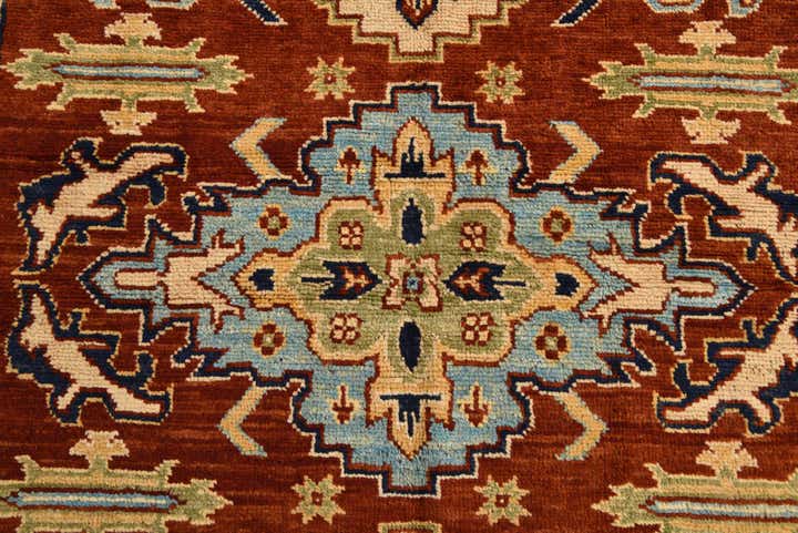 170cm x 220cm Handgeknüpft Kazak Wolle Teppich