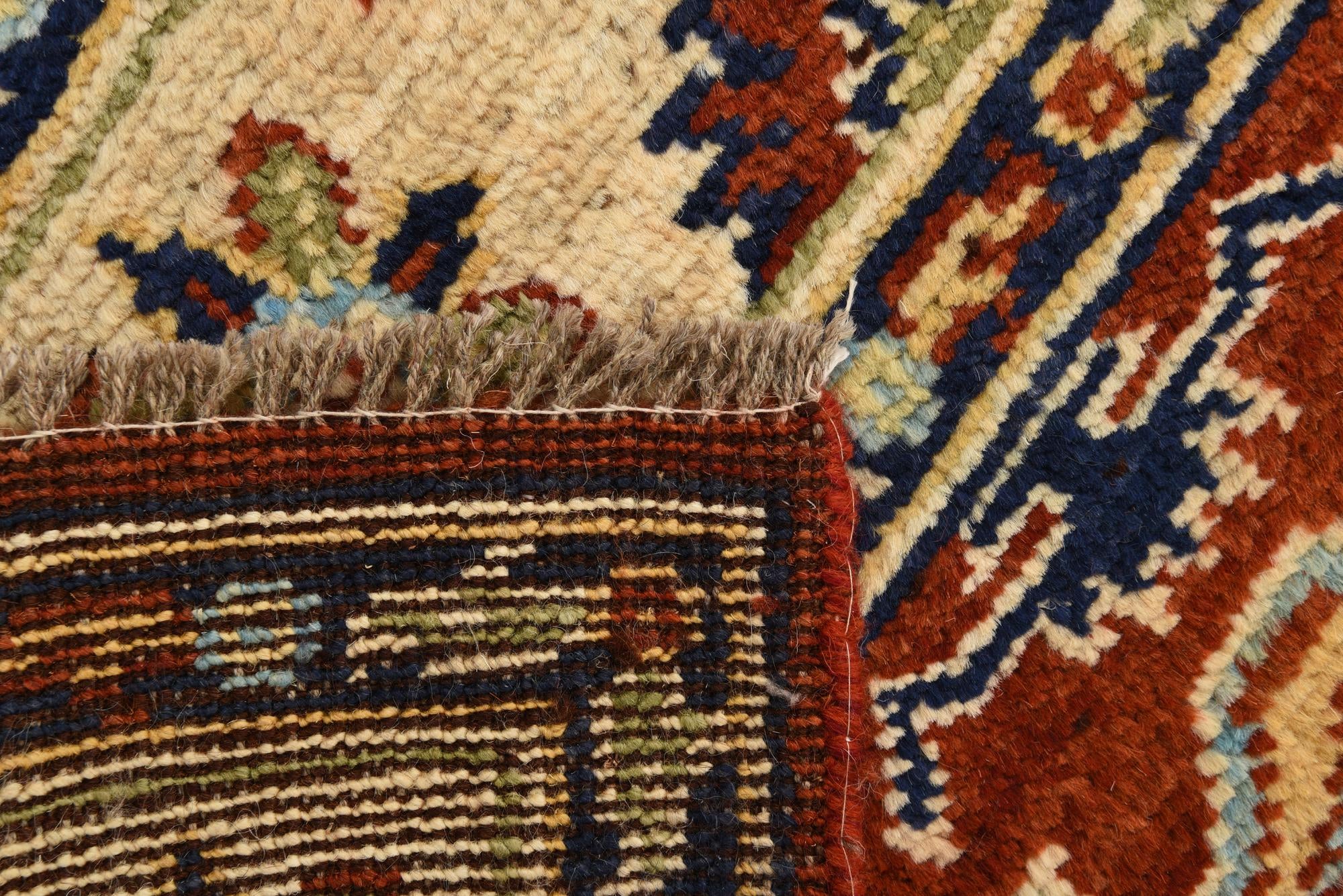 5' 7 x 7' 2 Hand Knotted Kazak Wool Rug
