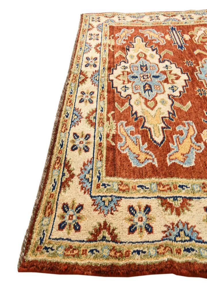 5' 7 x 8' Hand Knotted Kazak Oriental Rug