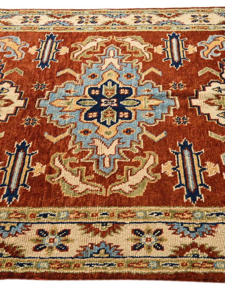 Detail image of 5' 7 x 8' Hand Knotted Kazak Oriental Rug
