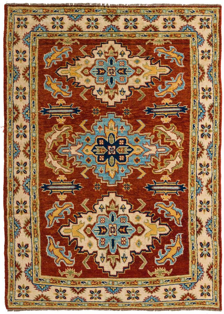 5' 7 x 8' Hand Knotted Kazak Oriental Rug