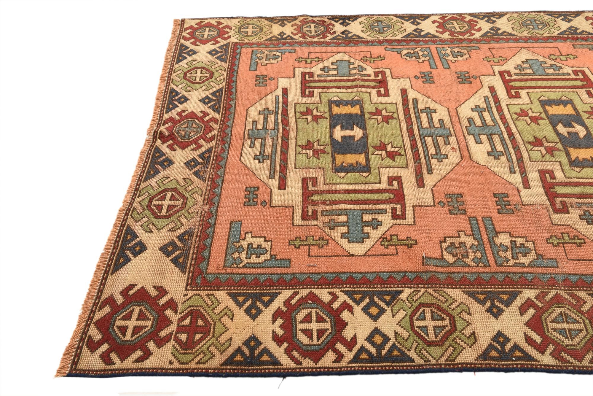 5' 9 x 9' Hand Knotted Kazak Wool Rug