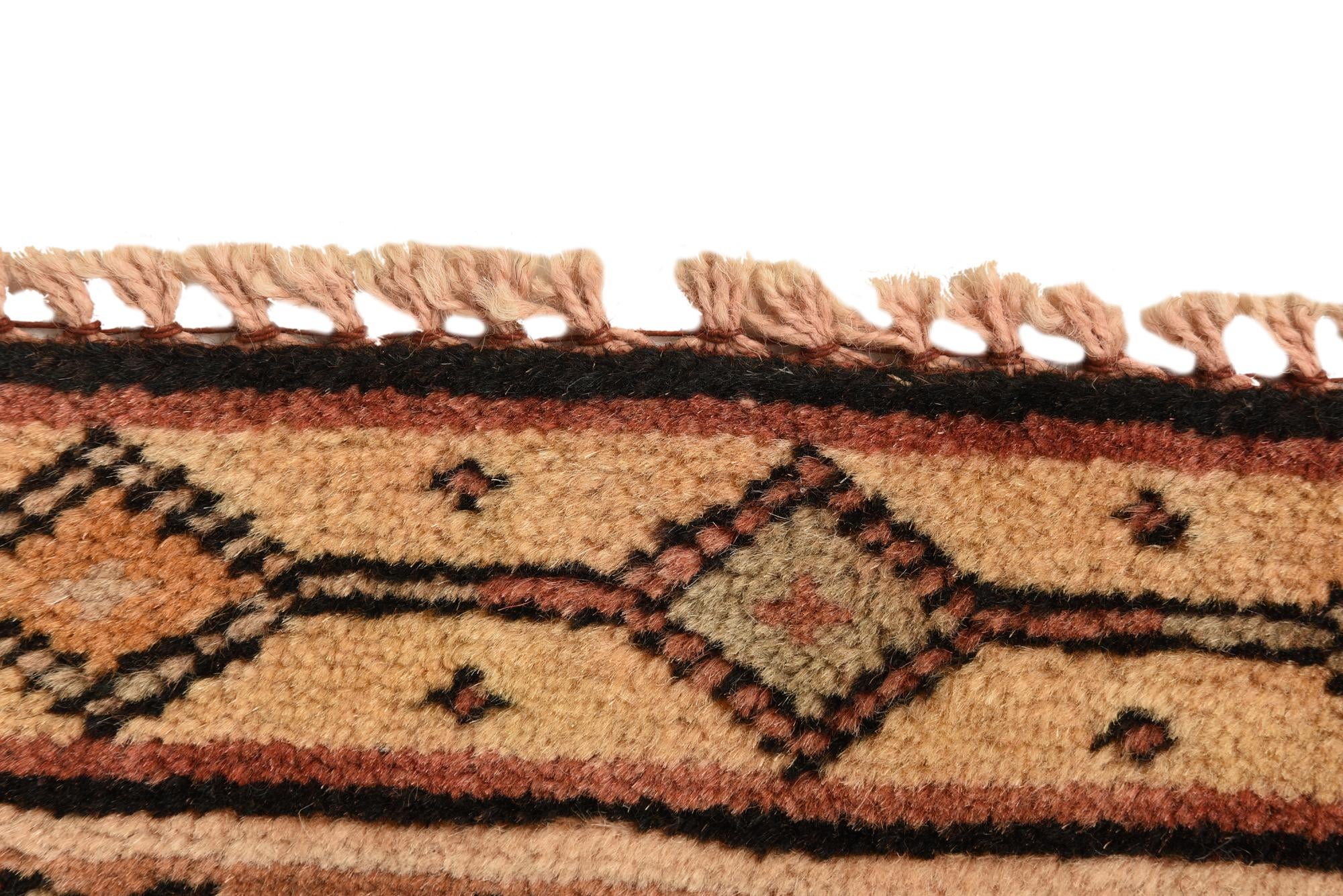 4' x 6' 4 Hand Knotted Kazak Oriental Wool Rug