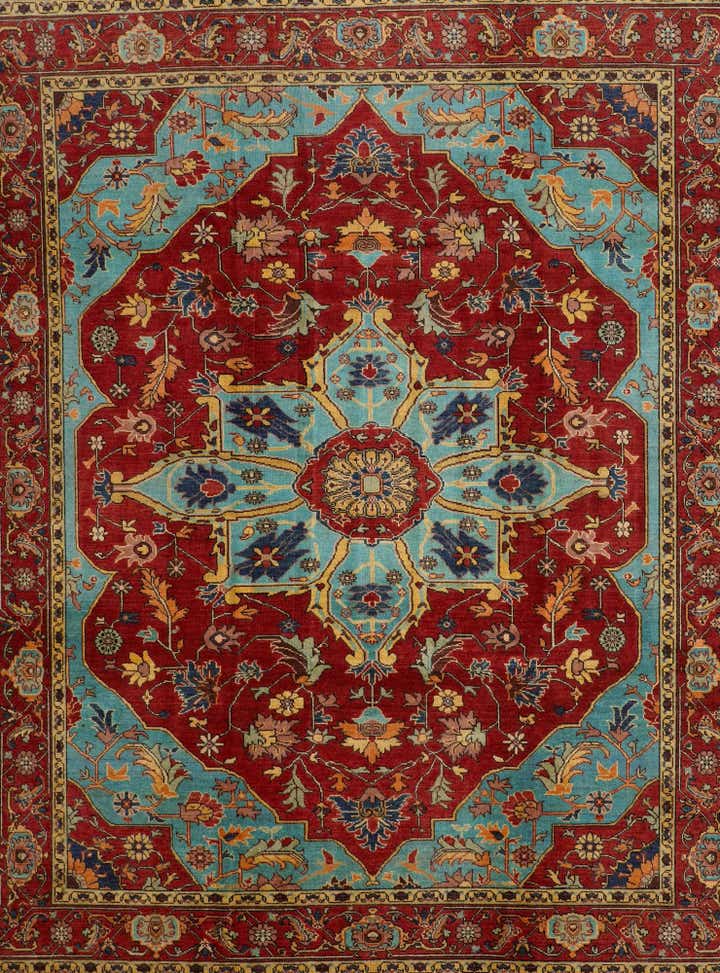 7' 9 x 10' 1 Hand Knotted Kazak Rug