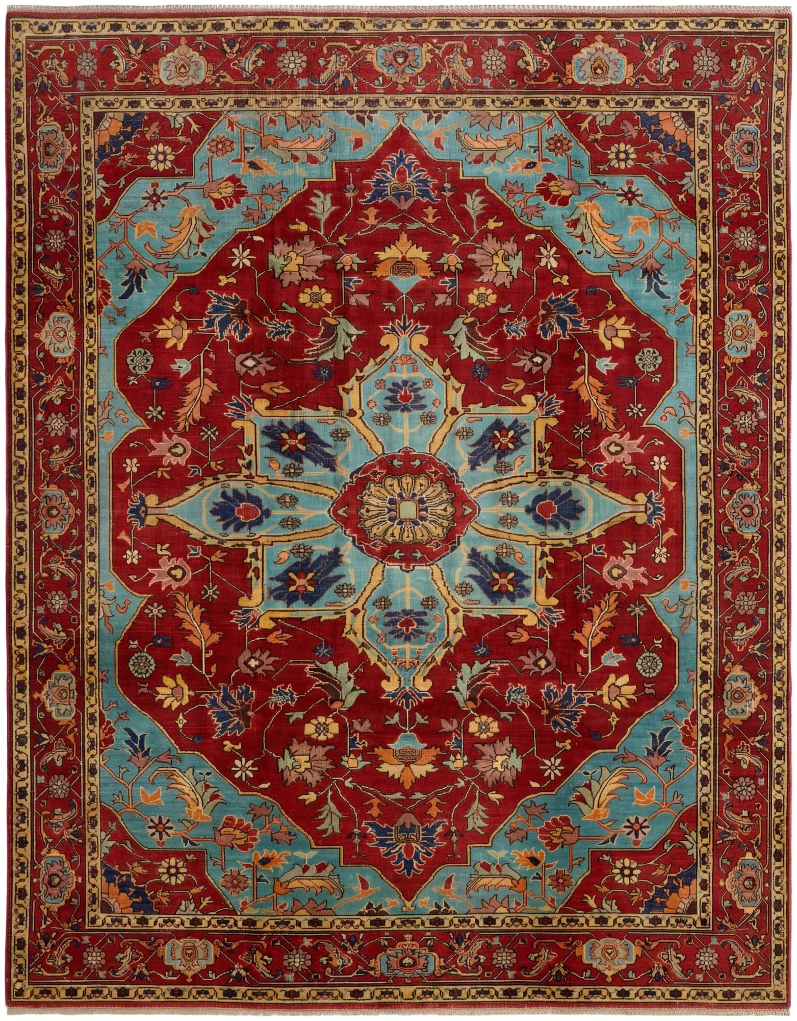 7' 9 x 10' 1 Hand Knotted Kazak Rug