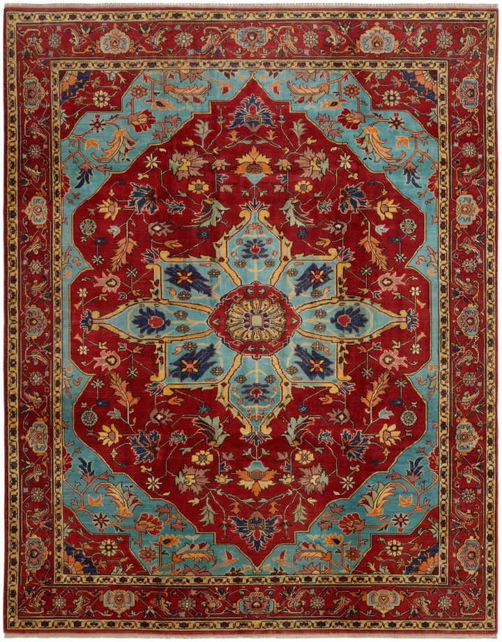 7' 9 x 10' 1 Hand Knotted Kazak Rug