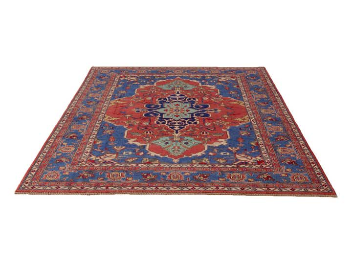 6' 7 x 9' 10 Hand Knotted Kazak Rug