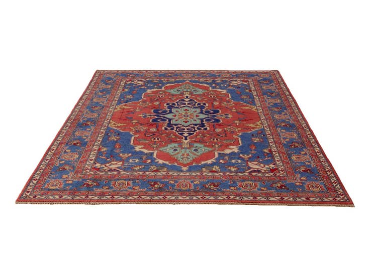 Detail image of 6' 7 x 9' 10 Hand Knotted Kazak Rug