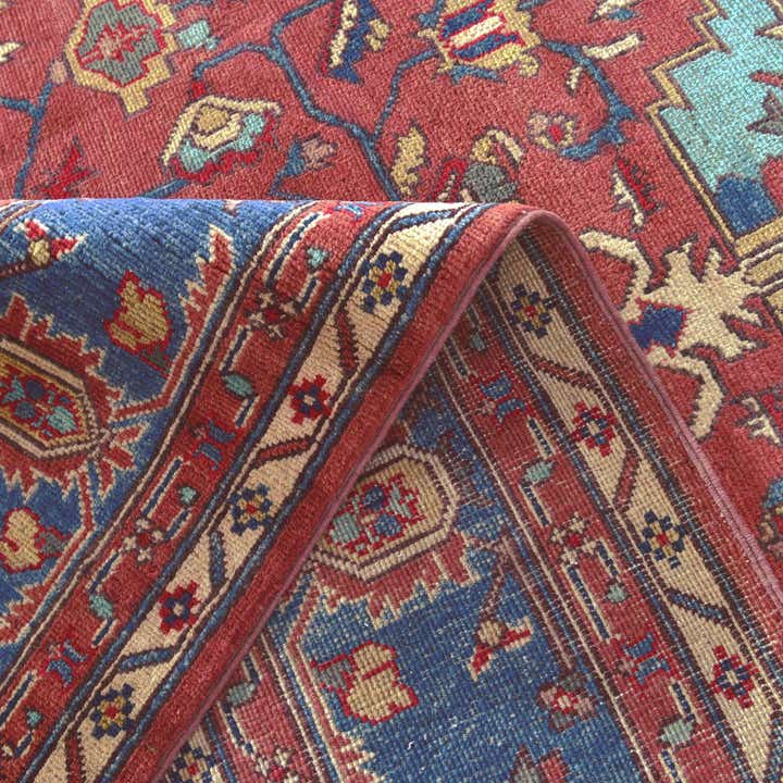 6' 7 x 9' 10 Hand Knotted Kazak Rug