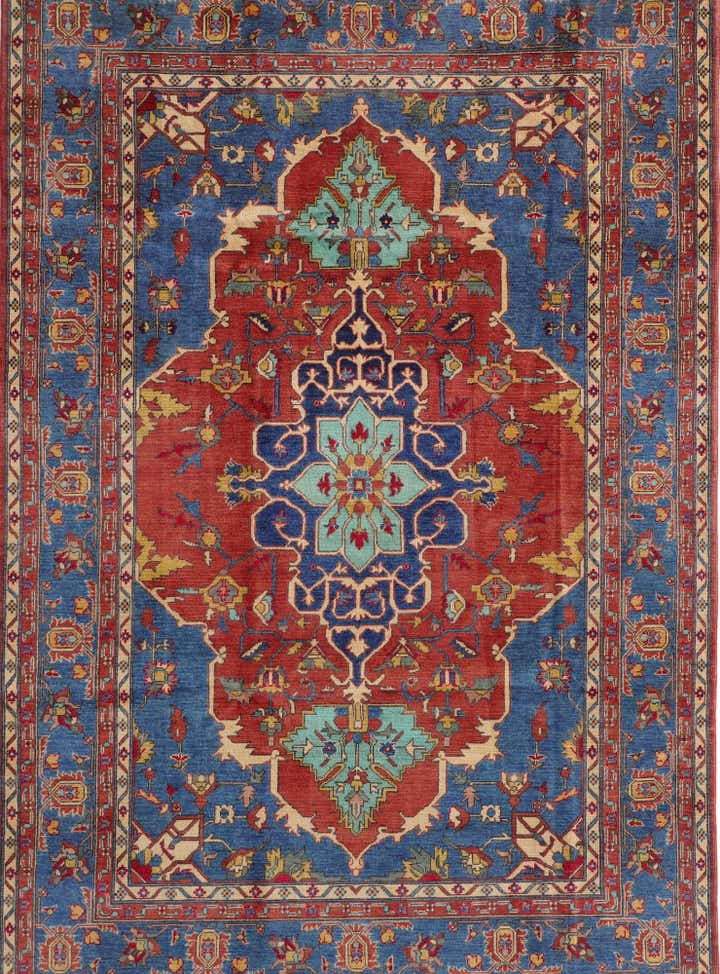 6' 7 x 9' 10 Hand Knotted Kazak Rug