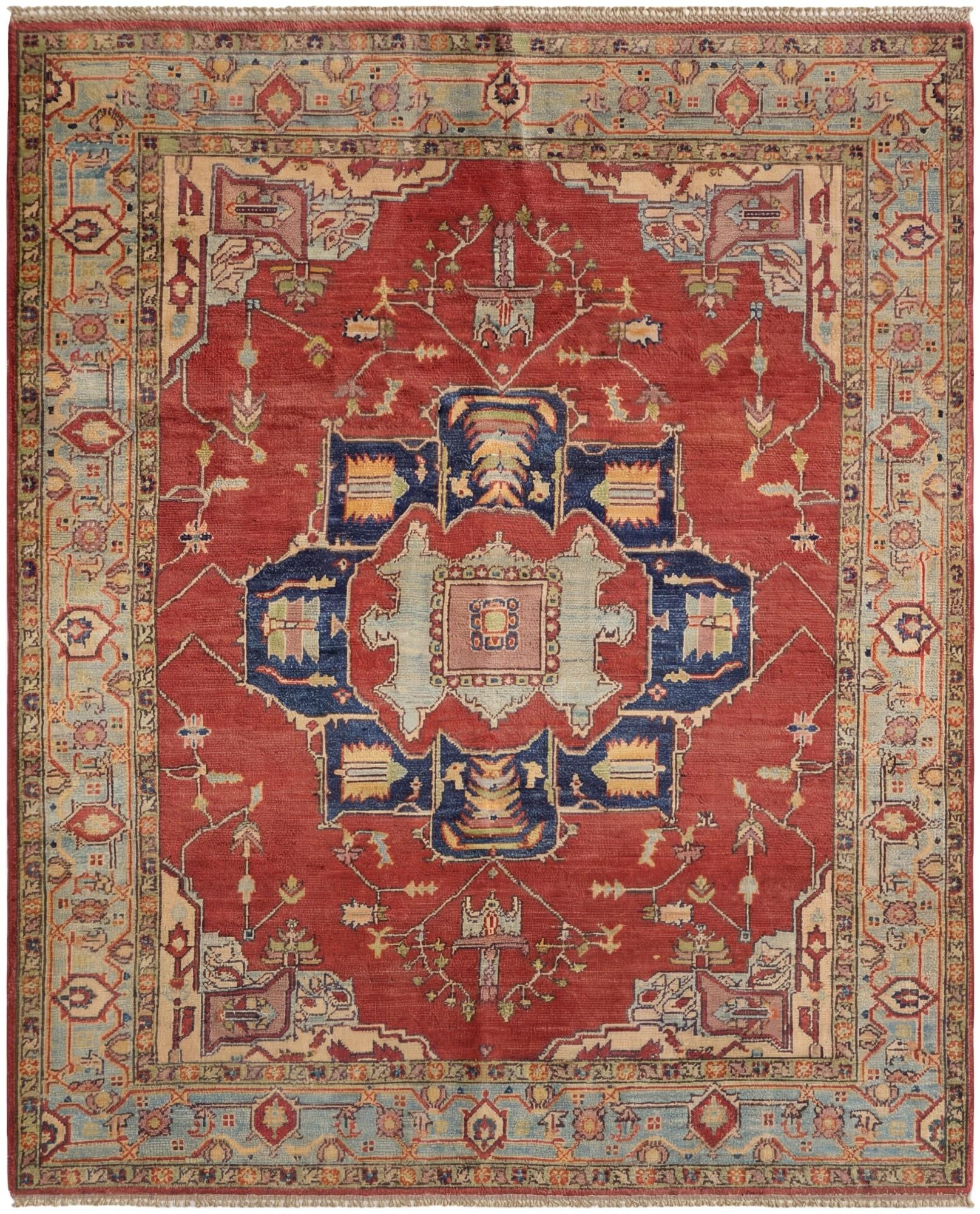 5' x 6' 3 Hand Knotted Kazak Rug