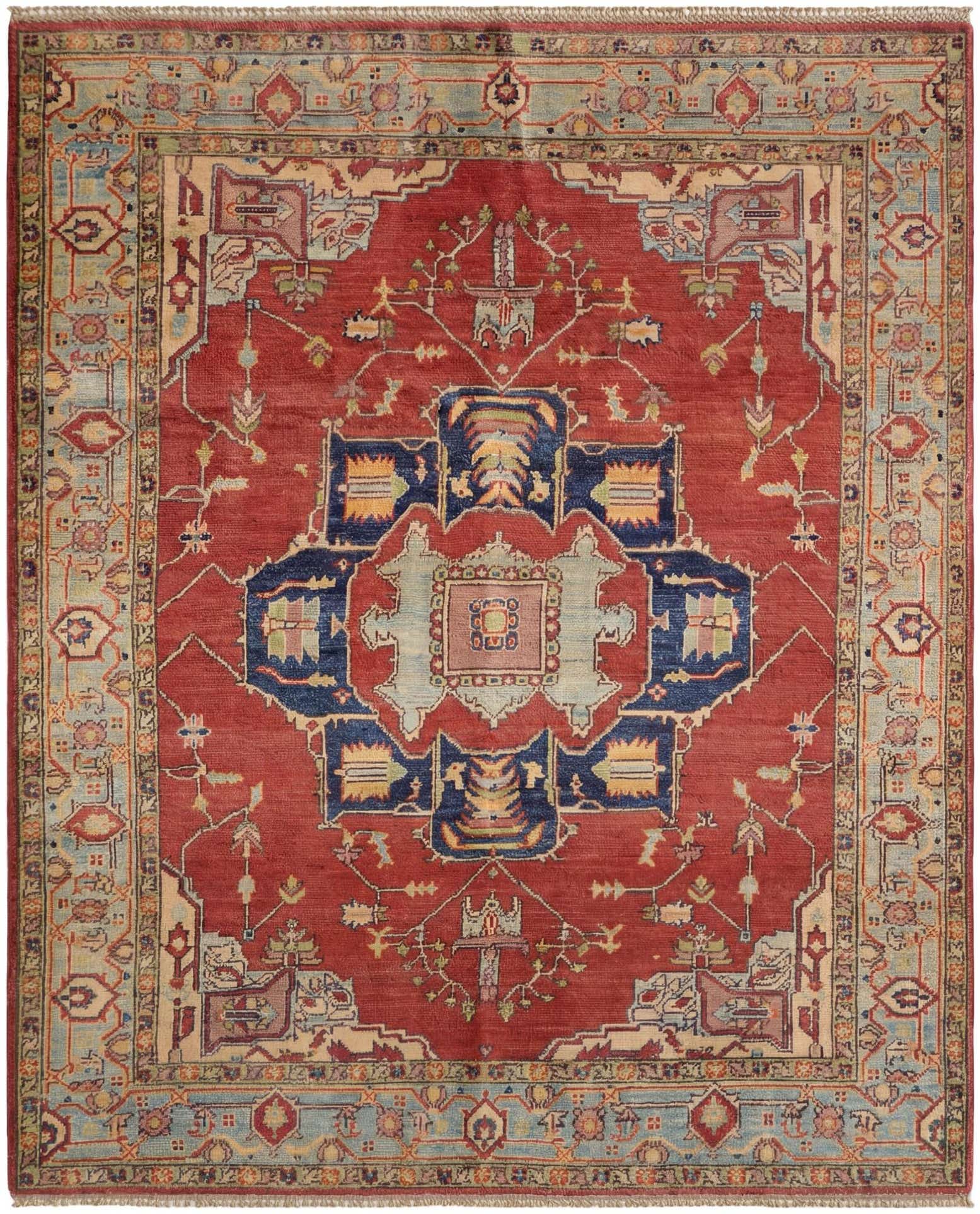 5' x 6' 3 Hand Knotted Kazak Rug