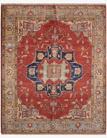 5' x 6' 3 Hand Knotted Kazak Rug