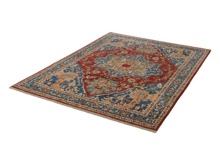 4' 10 x 6' 5 Hand Knotted Kazak Rug