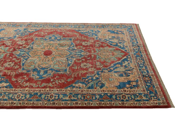 Detail image of 4' 10 x 6' 5 Hand Knotted Kazak Rug