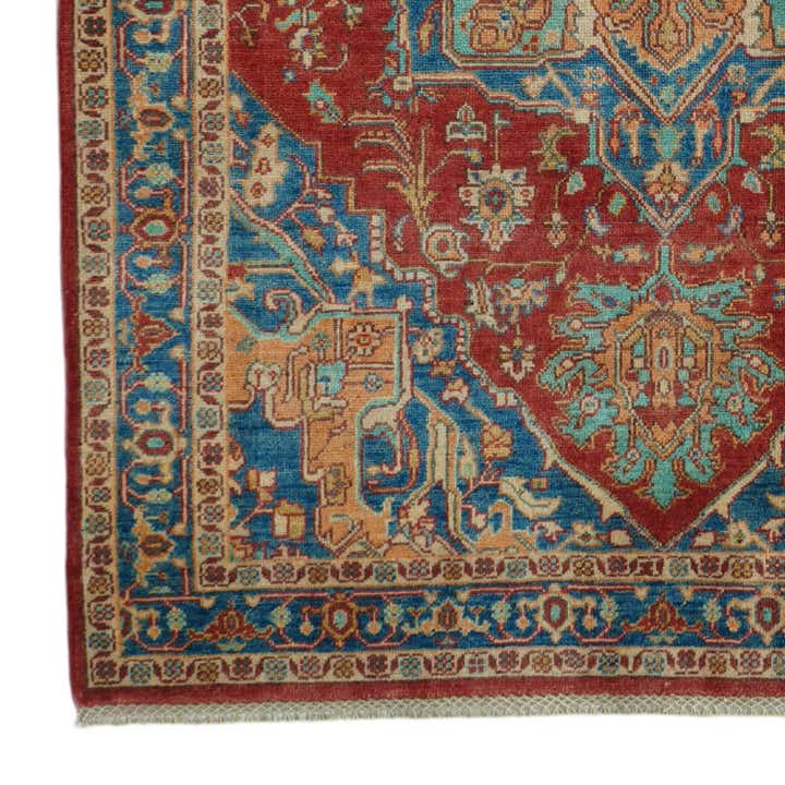 4' 10 x 6' 5 Hand Knotted Kazak Rug