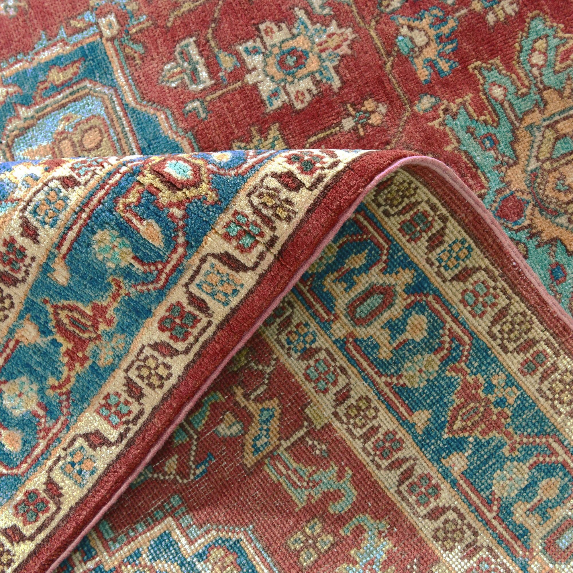 4' 10 x 6' 5 Hand Knotted Kazak Rug